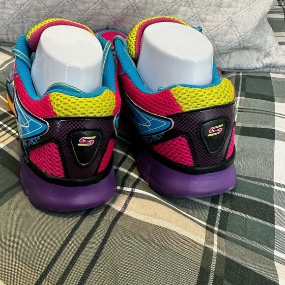 Skechers Sneakers Women 10 Multicolor Flex Elite SKX Run Now Retro Running Shoes - Picture 4 of 7